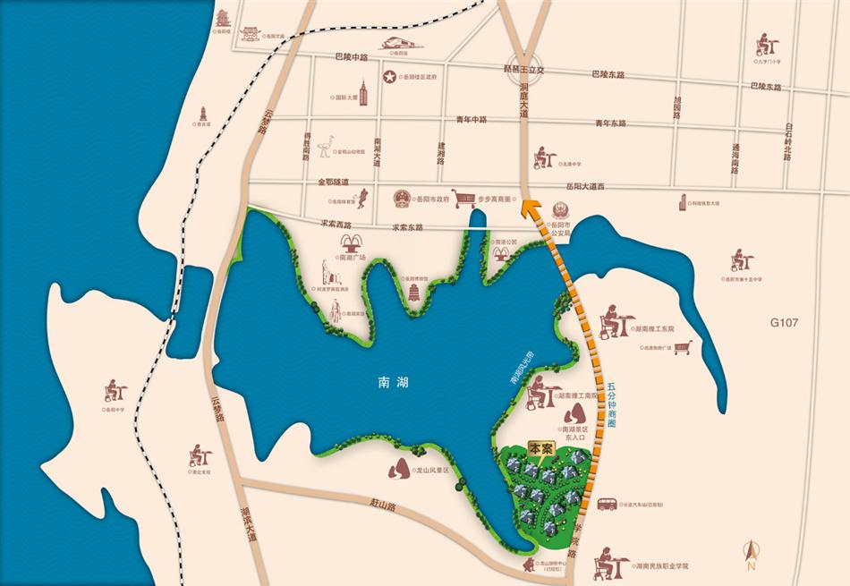南湖·御龙湾位置图1