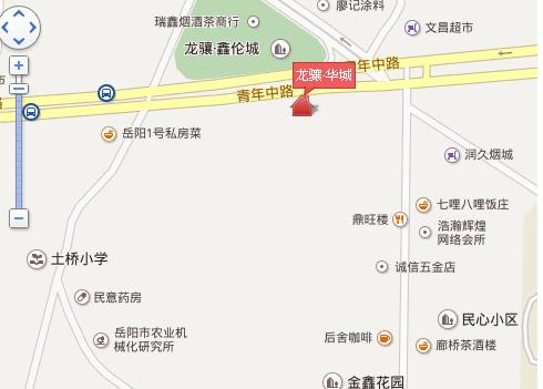 龙骧·华城位置图1