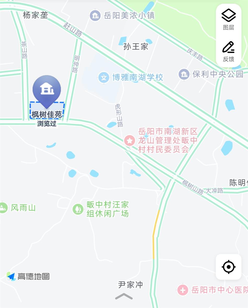 枫树佳苑位置图1